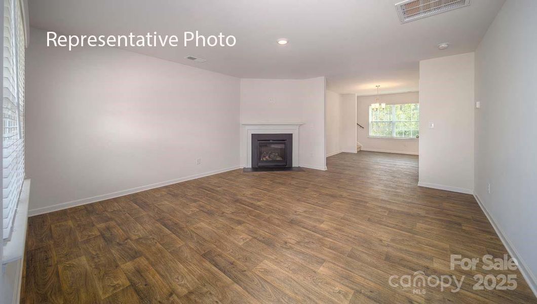 Spacious, unfurnished interior of a new home in Huffman Ridge, Hickory (Image 14).