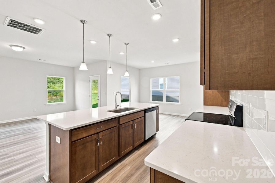 Furnished interior view inside a new home in Catawba Trace, Catawba (Image 5).