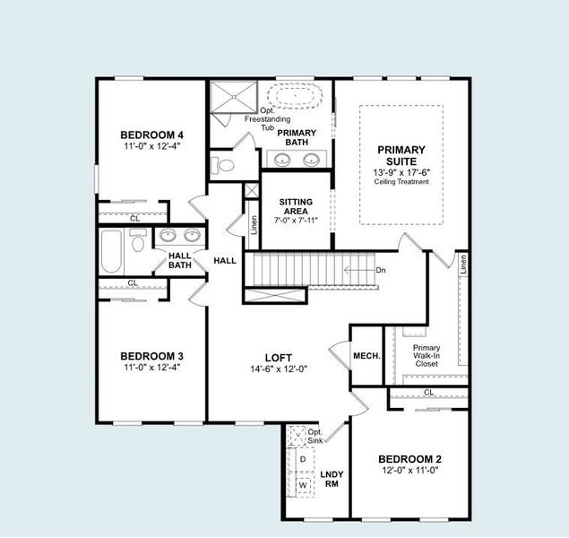 2D floor plan layout of this home in Stono Village, Hollywood, SC (Image 5). 2D floor plan layout of this home in Stono Village, Hollywood, SC (Image 5).