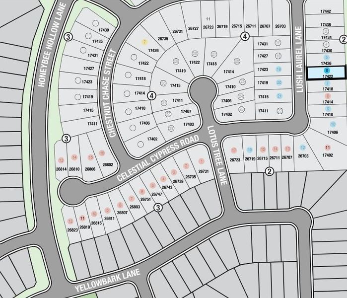 17422 Lush Laurel Lane Site Map