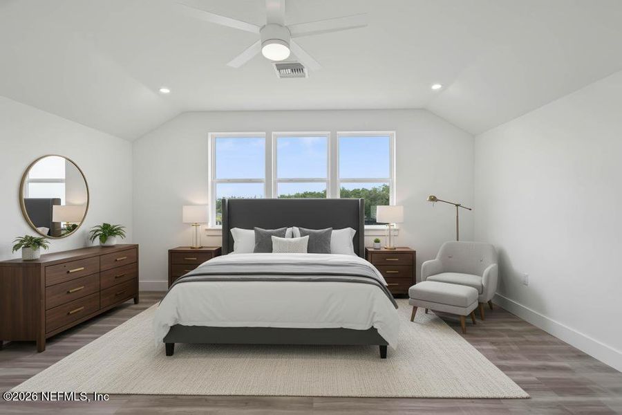 Furnished interior view inside a new home in , St. Johns (Image 63).