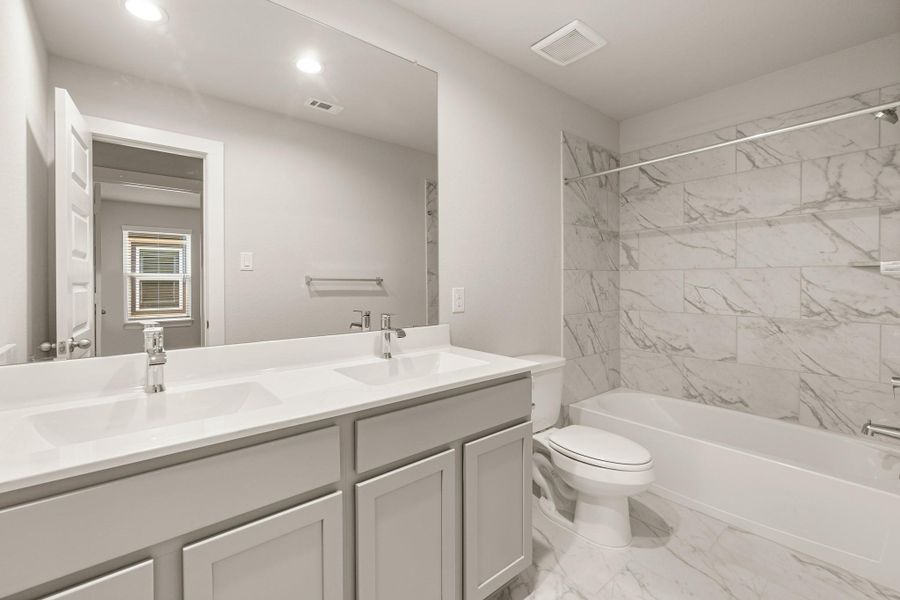 Furnished interior view inside a new home in Morton Creek Ranch, Katy (Image 7).