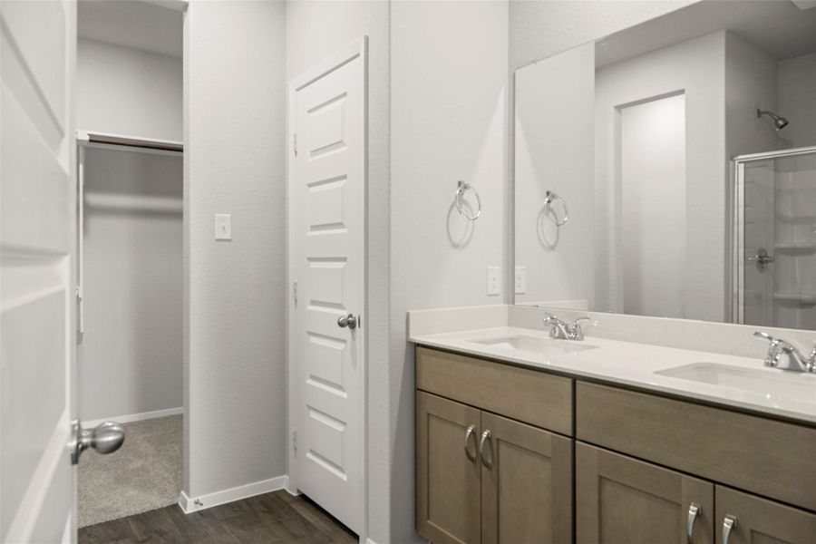 Furnished interior view inside a new home in Cloverleaf, Austin (Image 12).