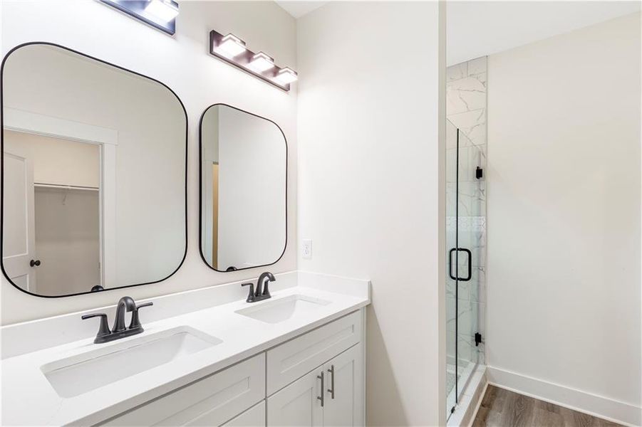 Furnished interior view inside a new home in , Dallas (Image 11).