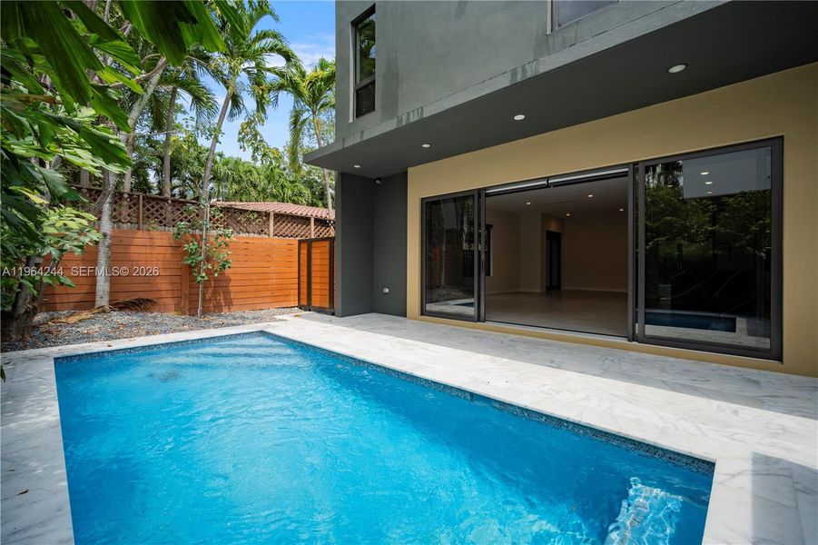 Exterior details and patio area of a home in , Miami (Image 31). Exterior details and patio area of a home in , Miami (Image 31).