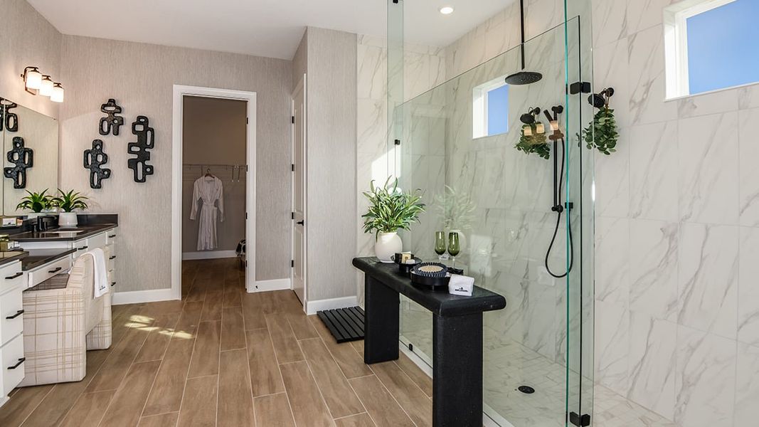 Furnished interior view inside a new home in Westview Community Group Page, Kissimmee (Image 8).