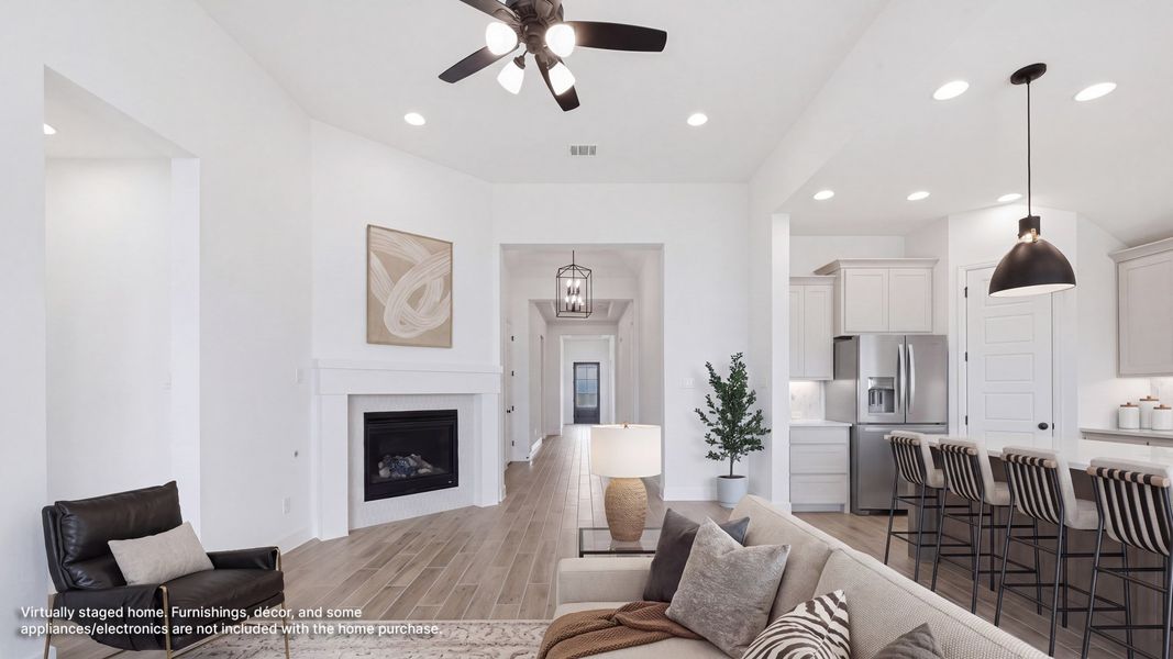 Furnished interior view inside a new home in Ramble, Celina (Image 8). Furnished interior view inside a new home in Ramble, Celina (Image 8).