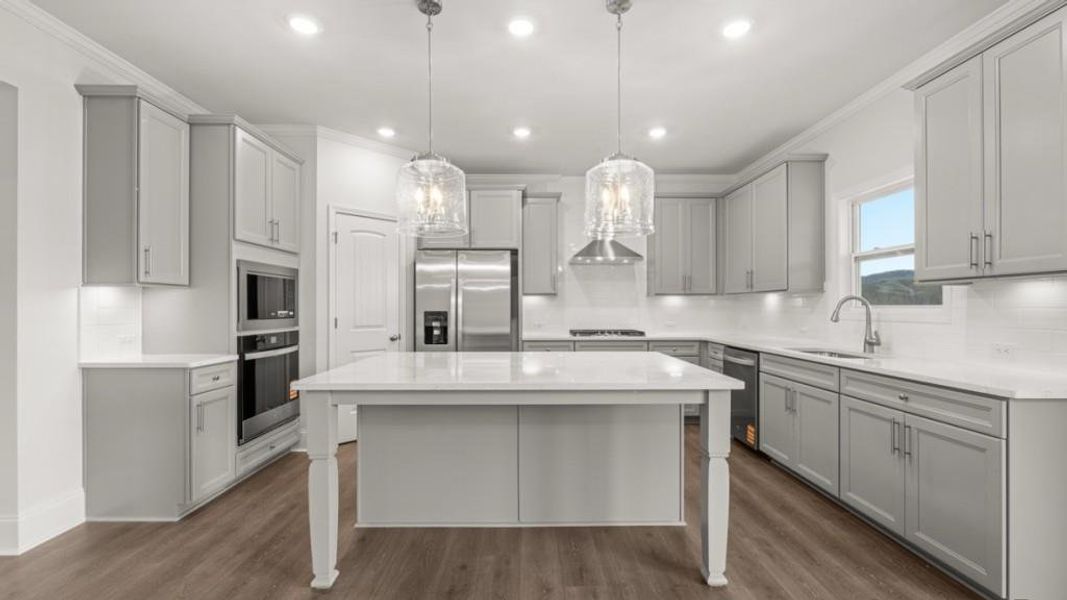 Furnished interior view inside a new home in Hamptons at Riverwood East, Dallas (Image 4).