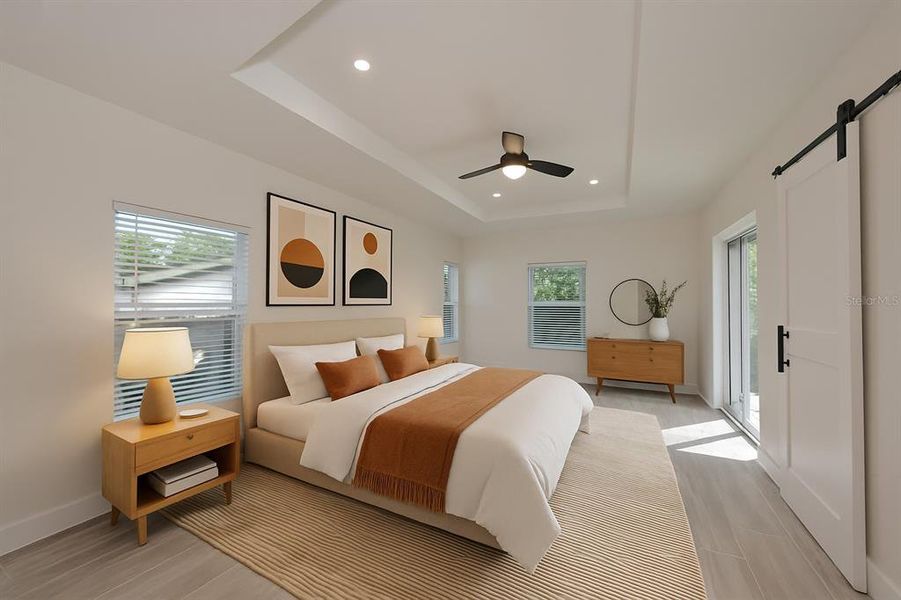 Furnished interior view inside a new home in , Tampa (Image 9). Furnished interior view inside a new home in , Tampa (Image 9).