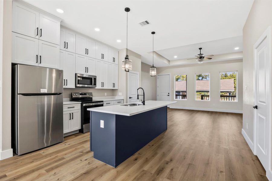 Furnished interior view inside a new home in , Houston (Image 7).