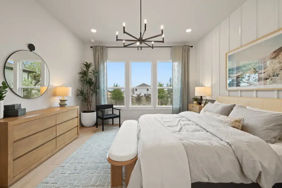 Furnished interior view inside a new home in Turner's Crossing, Buda (Image 32).
