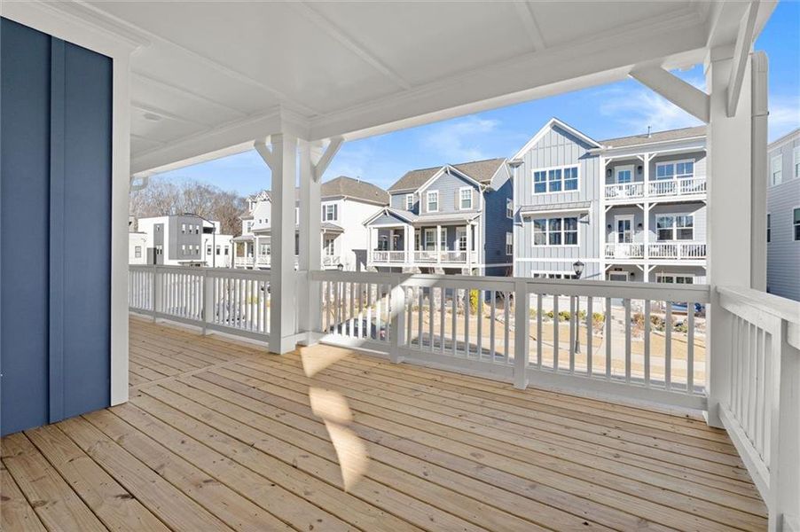Exterior details and patio area of a home in , Atlanta (Image 4).