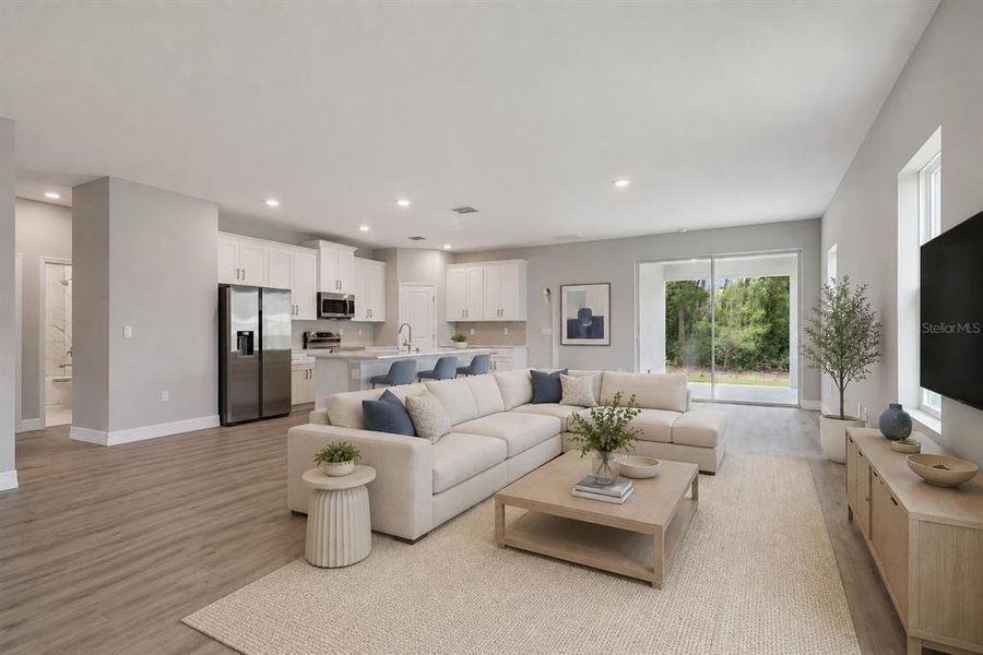 Furnished interior view inside a new home in , Ocala (Image 9).