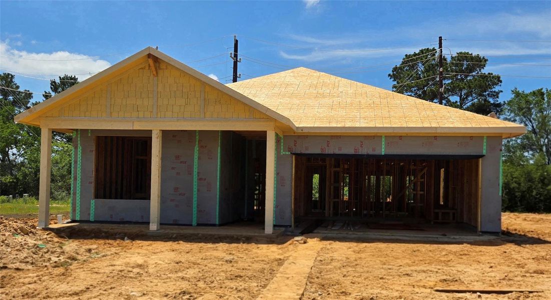 In-progress construction of a new home in Sorella, Tomball, TX (Image 6).