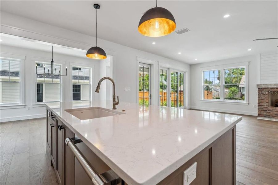 Furnished interior view inside a new home in , St. Petersburg (Image 9).