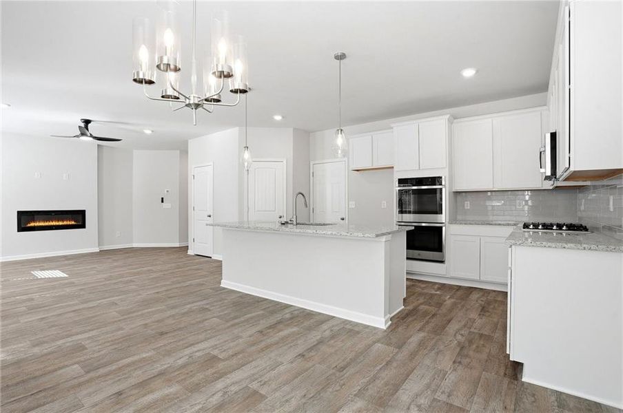 Furnished interior view inside a new home in Conner Springs, Social Circle (Image 5).