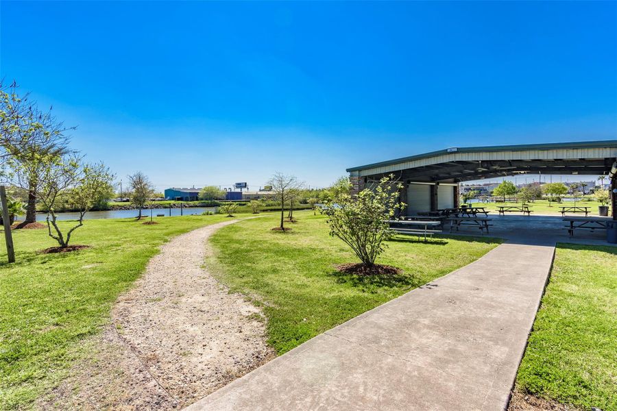 Community pavilion and park that hosts an abundance of social activates throughout the year Community pavilion and park that hosts an abundance of social activates throughout the year