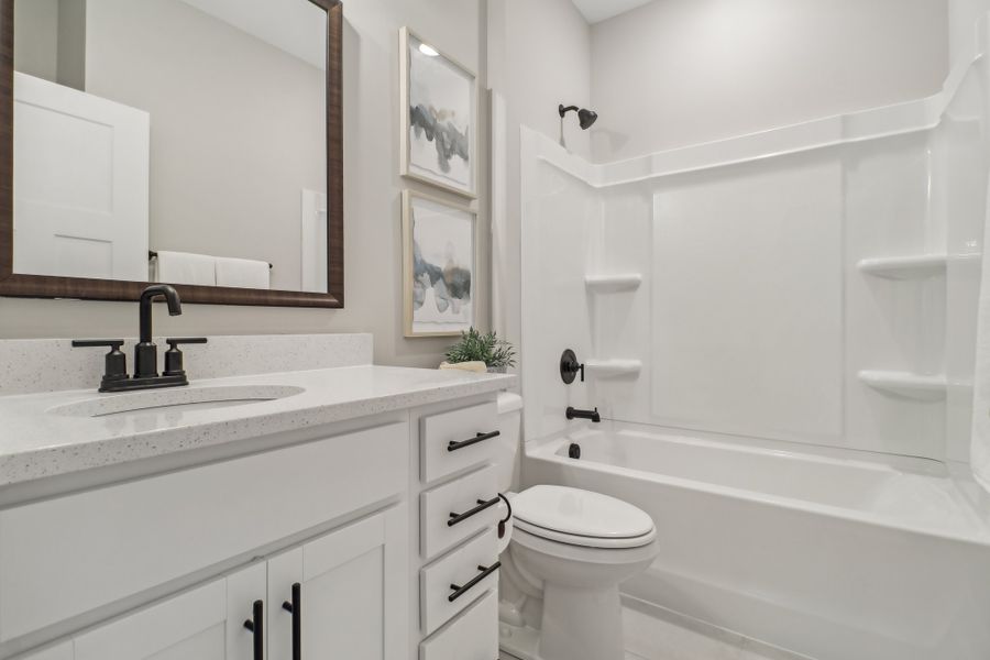 Representative furnished interior of a home built from the Madeline II by Great Southern Homes in The Cove, Sumter (Image 31).