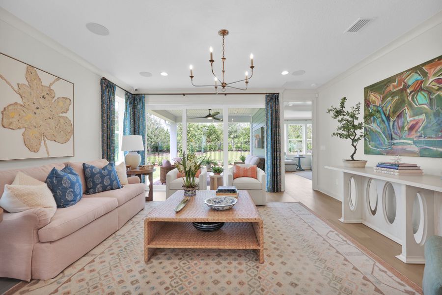 Representative furnished interior of a home built from the Atlas by Riverside Homes in Seabrook Village at Nocatee, Ponte Vedra (Image 18).