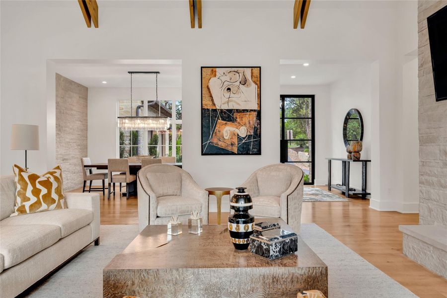 Furnished interior view inside a new home in , Austin (Image 18).