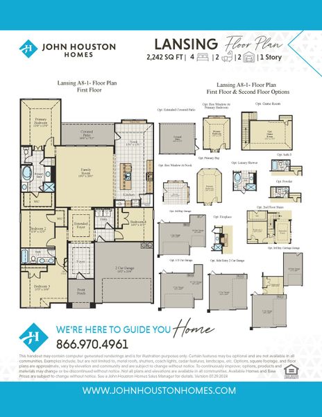 2D floor plan layout for the Lansing by John Houston Homes in The Oasis - Phase 1, Waxahachie, TX (Image 3). 2D floor plan layout for the Lansing by John Houston Homes in The Oasis - Phase 1, Waxahachie, TX (Image 3).