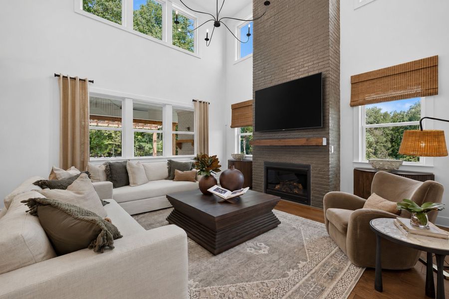 Representative furnished interior of a home built from the Newlyn by Pulte Homes in Windsor Court, Fayetteville (Image 8).