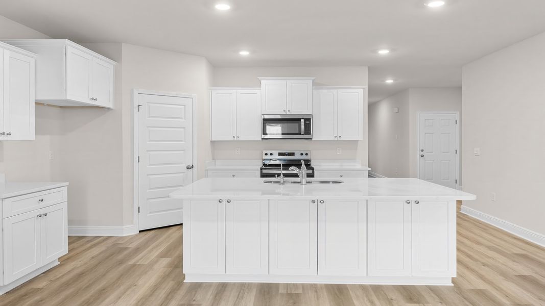 Furnished interior view inside a new home in Hodges Bayou Plantation, Panama City (Image 9). Furnished interior view inside a new home in Hodges Bayou Plantation, Panama City (Image 9).