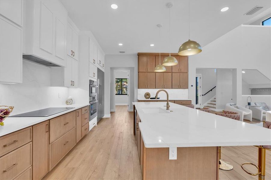 Furnished interior view inside a new home in , St. Petersburg (Image 10).