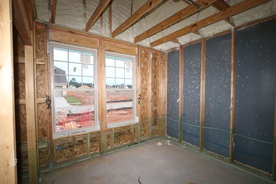 In-progress construction of a new home in Escondido 50' Homesites, Magnolia, TX (Image 35).