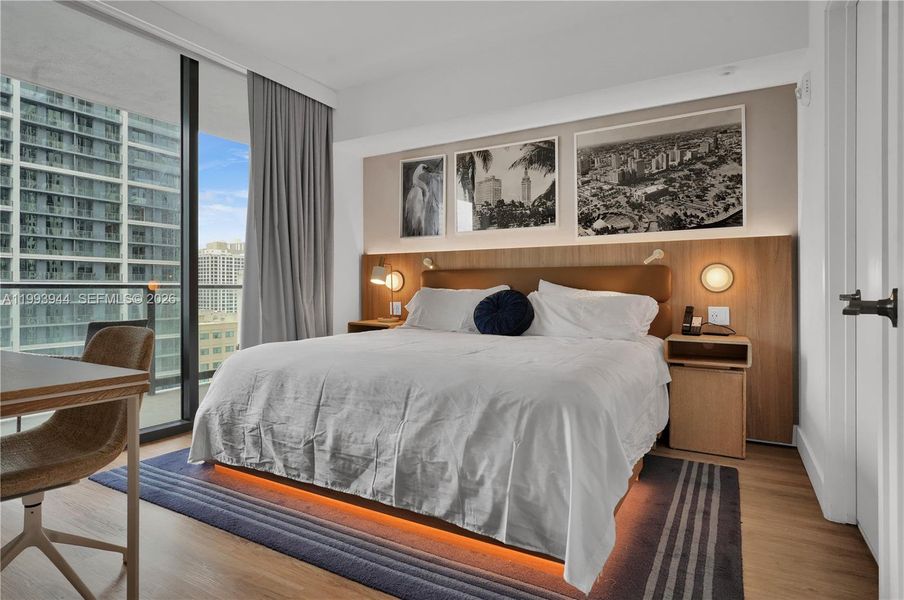 Furnished interior view inside a new home in , Miami (Image 4). Furnished interior view inside a new home in , Miami (Image 4).