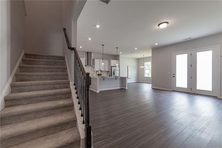 Spacious, unfurnished interior of a new home in Enclave at Edgewater, Canton (Image 61).
