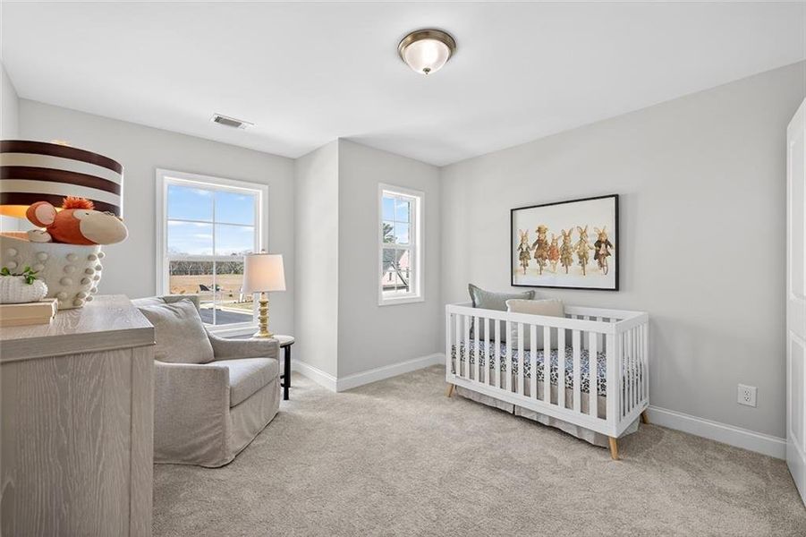 Furnished interior view inside a new home in , Suwanee (Image 10).