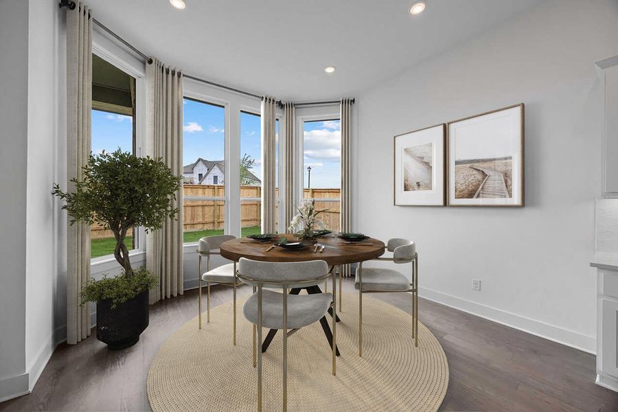 Furnished interior in a model home at Flora in Hutto (Image 12). Furnished interior in a model home at Flora in Hutto (Image 12).