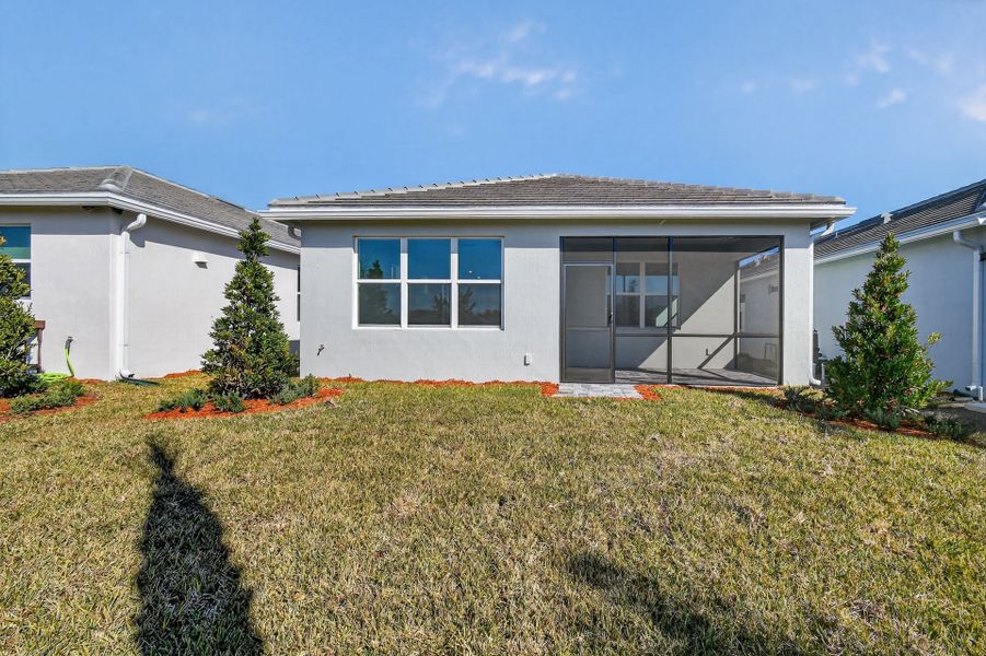 Exterior details and patio area of a home in Costa Pointe, Vero Beach (Image 30).