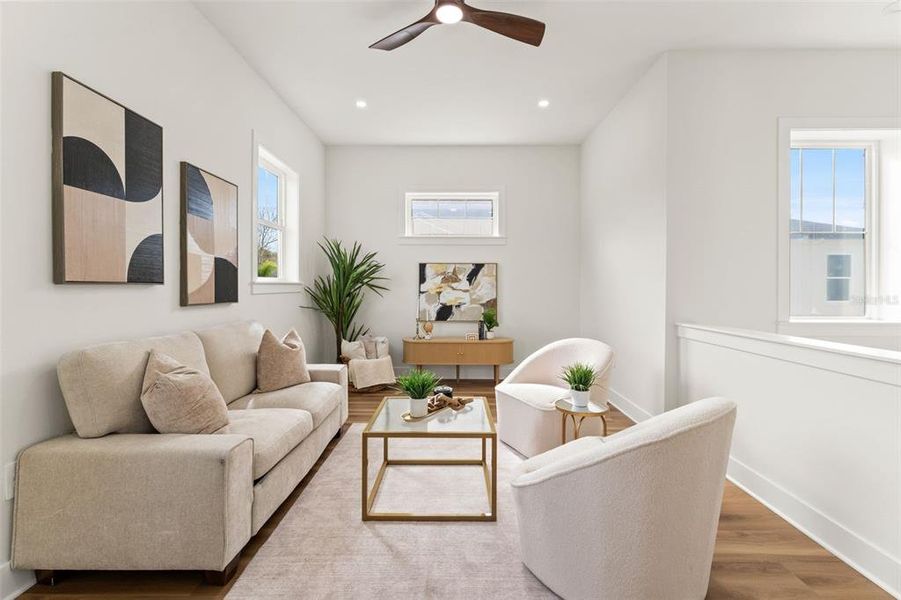 Furnished interior view inside a new home in , Seminole (Image 33).