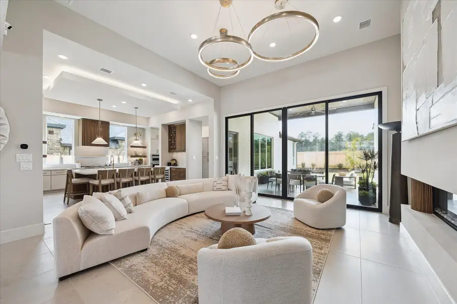 Furnished interior view inside a new home in ARTAVIA®, Conroe (Image 5).
