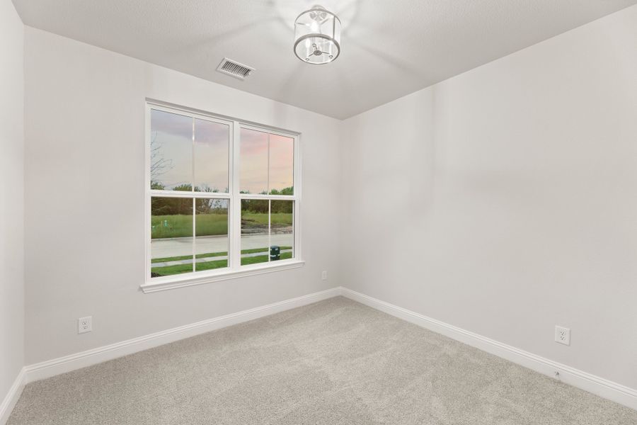 Representative unfurnished interior of a home built from the Glory by Rockwell Homes in Creekside, Royse City (Image 42). Representative unfurnished interior of a home built from the Glory by Rockwell Homes in Creekside, Royse City (Image 42).