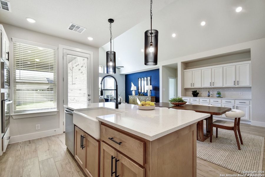 Furnished interior view inside a new home in Alsatian Oaks: 50ft. lots, Castroville (Image 5). Furnished interior view inside a new home in Alsatian Oaks: 50ft. lots, Castroville (Image 5).