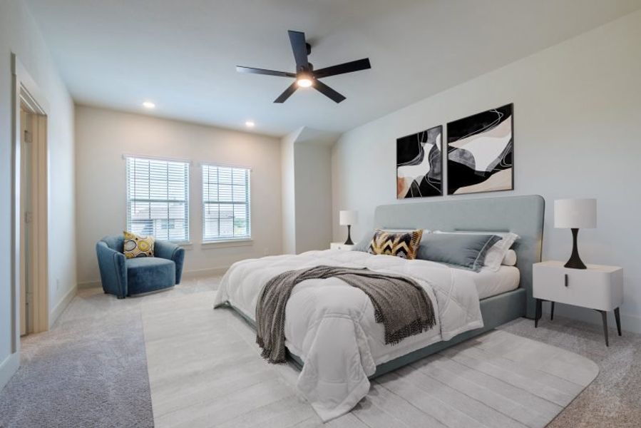 Furnished interior view inside a new home in Talia, Mesquite (Image 12).