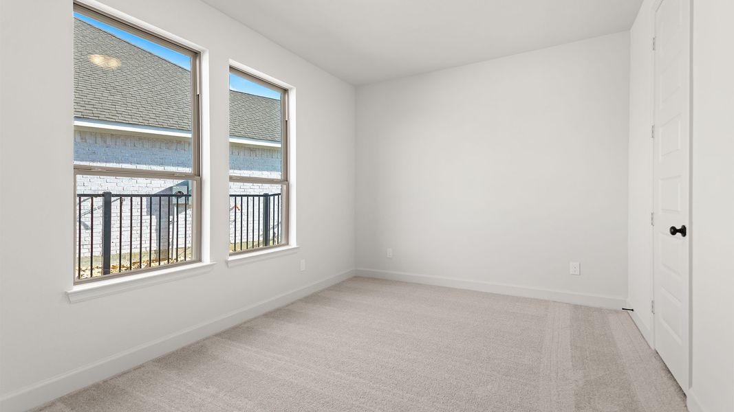 Spacious, unfurnished interior of a new home in Bridgeland, Cypress (Image 22).