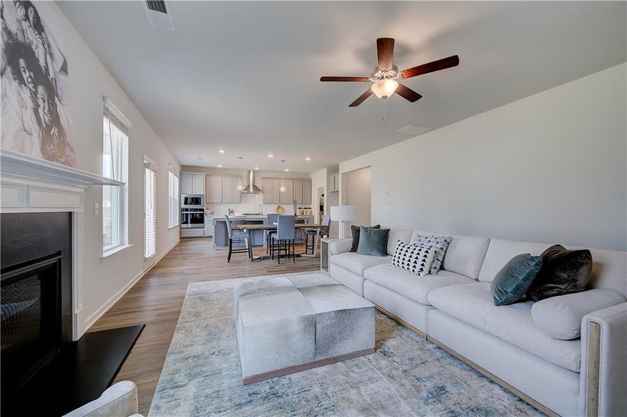 Furnished interior view inside a new home in Burchwood, Stockbridge (Image 9).