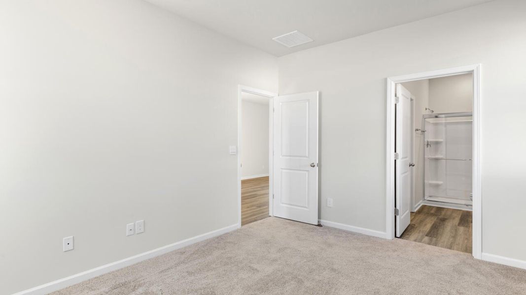 Representative unfurnished interior of a home built from the DELANEY by D.R. Horton in The Cottages at Blake Farm, Wilmington (Image 17). Representative unfurnished interior of a home built from the DELANEY by D.R. Horton in The Cottages at Blake Farm, Wilmington (Image 17).