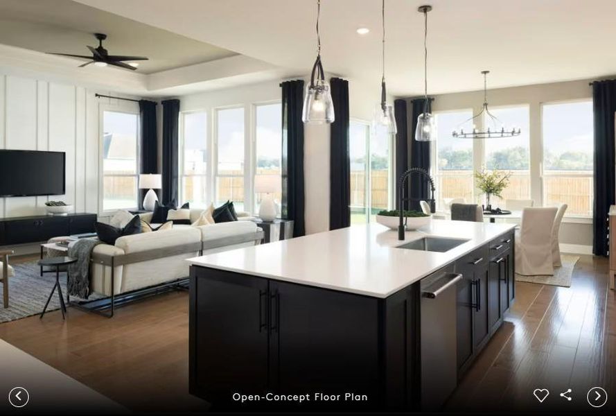 Interior photos- Photo of Pulte model home with same floor plan, not of actual home listed.