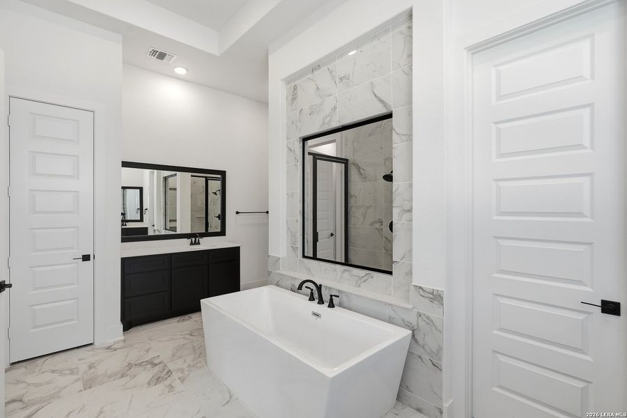 Furnished interior view inside a new home in Prominence Urban, San Antonio (Image 14).