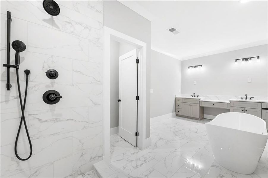 Furnished interior view inside a new home in , Brookhaven (Image 9).
