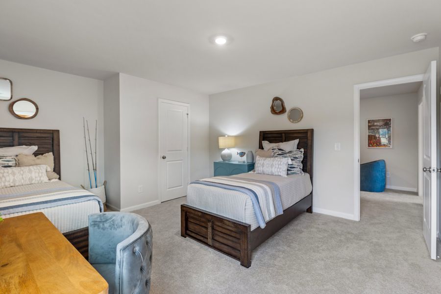 Furnished interior view inside a new home in Reserve at Mill Creek, Columbia (Image 29).