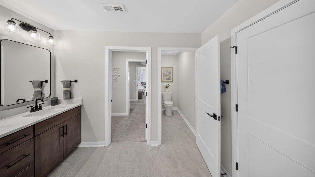 Furnished interior view inside a new home in Westport, York (Image 25).