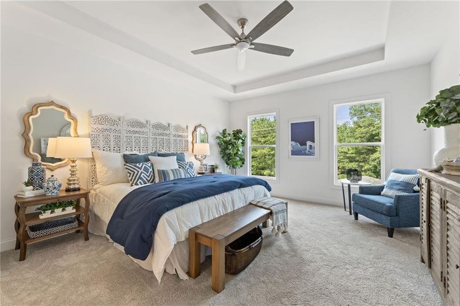 Furnished interior view inside a new home in Ashbury Commons, Powder Springs (Image 4).