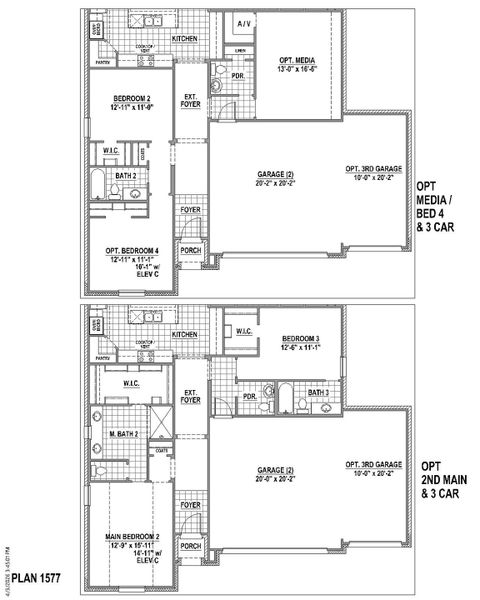 Plan 1577 Options 1 (3C) Plan 1577 Options 1 (3C)