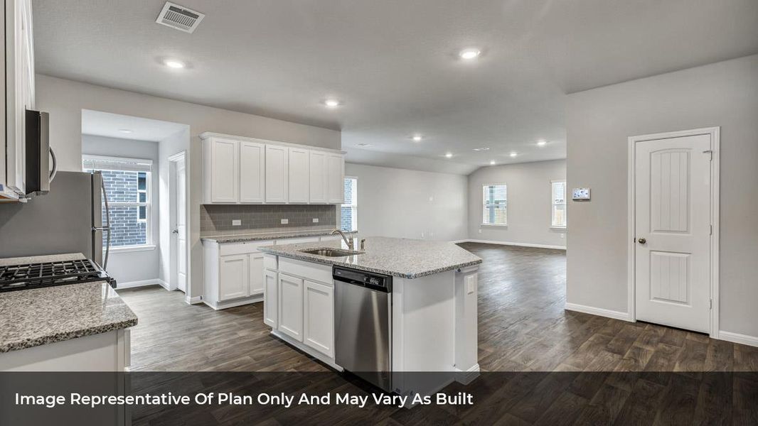 Furnished interior view inside a new home in Rosenbusch Ranch, Leander (Image 5).